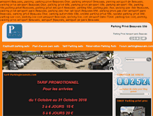 Tablet Screenshot of parkingbeauvais.com